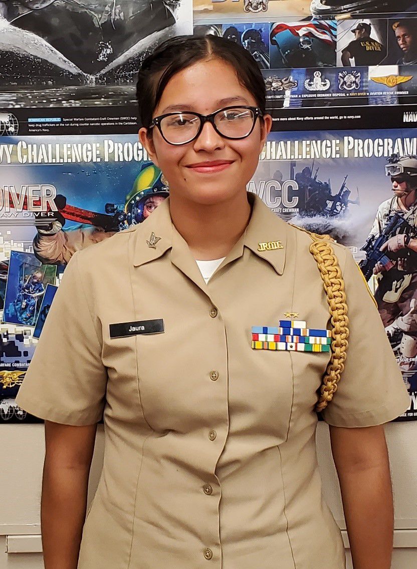 Calexico High School Navy JROTC Cadet of the Week: Alizeth Jaura